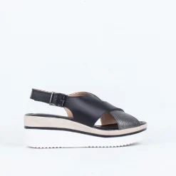 Lugo Wedge Sandal^Sundowner - Italy Discount