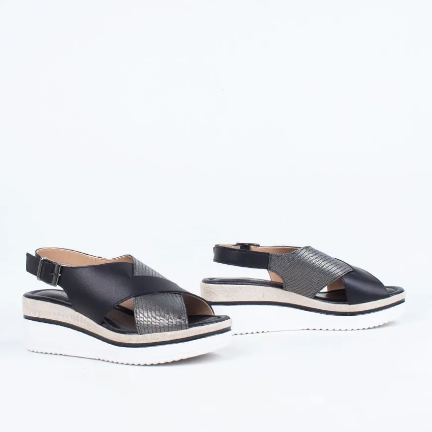 Lugo Wedge Sandal^Sundowner - Italy Discount