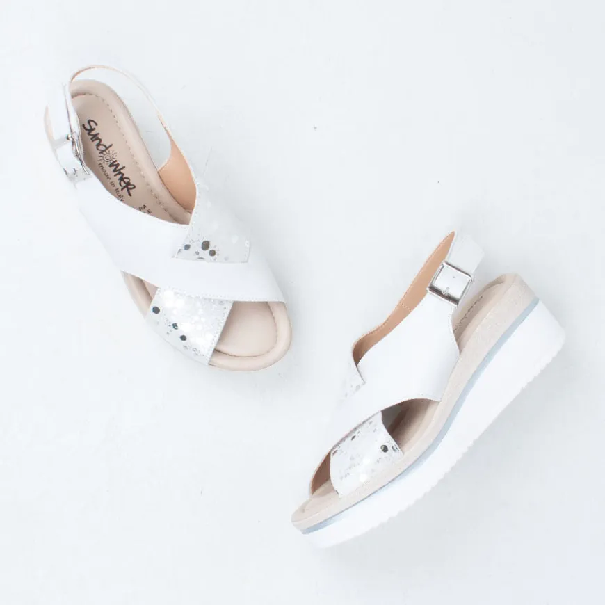 Lugo Wedge Sandal^Sundowner - Italy Discount