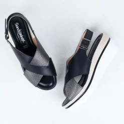 Lugo Wedge Sandal^Sundowner - Italy Discount