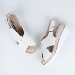 Lugo Wedge Sandal^Sundowner - Italy Discount