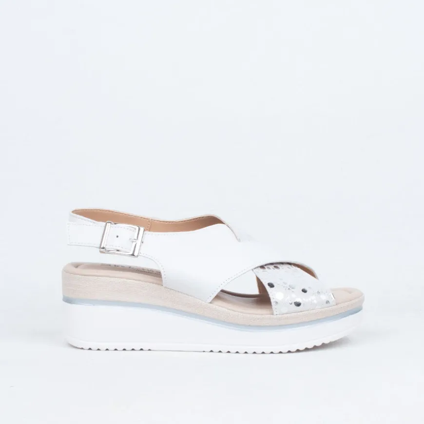 Lugo Wedge Sandal^Sundowner - Italy Discount