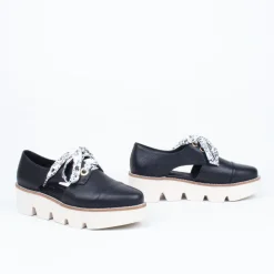 Pine Platform Lace Up^Bresley NZ Best Sale